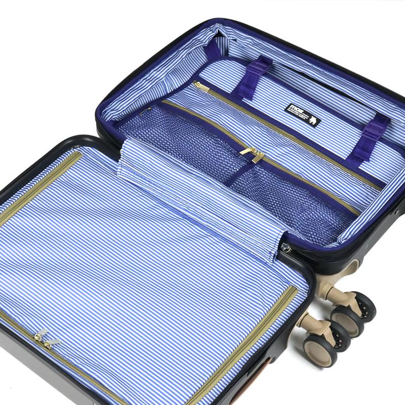 moz（モズ） スーツケース キャリーケース 38L+6L 44L 48cm 1〜3泊 4輪