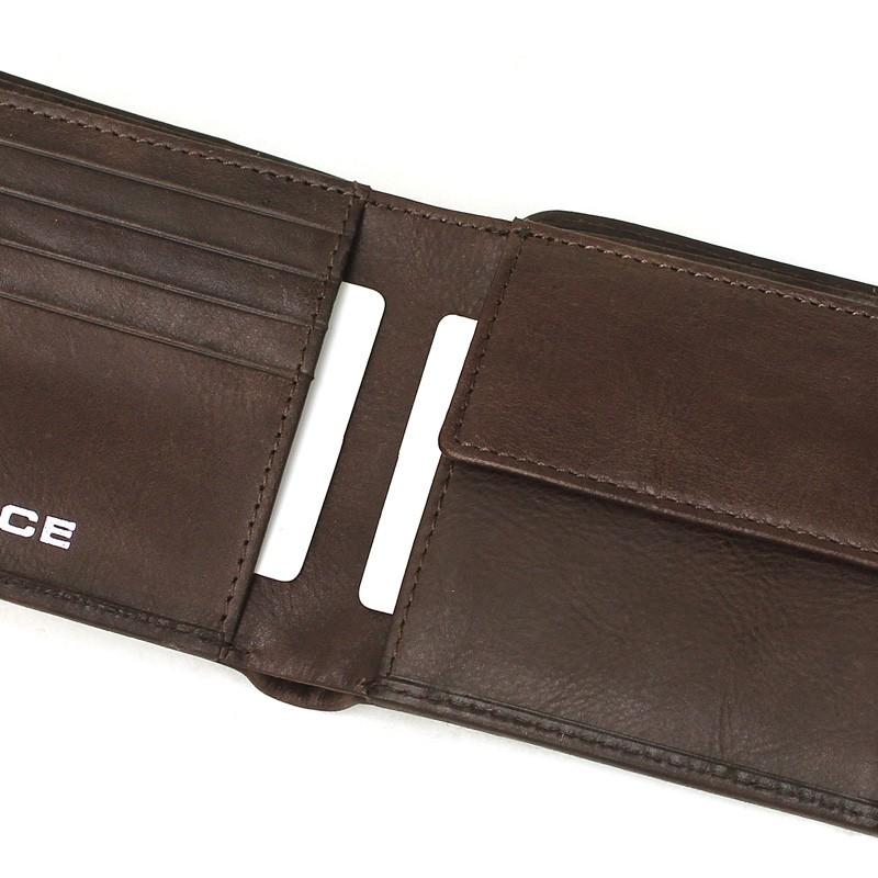 POLICE（ポリス） EDGE エッジ 二つ折り財布 小銭入れあり レザー 革