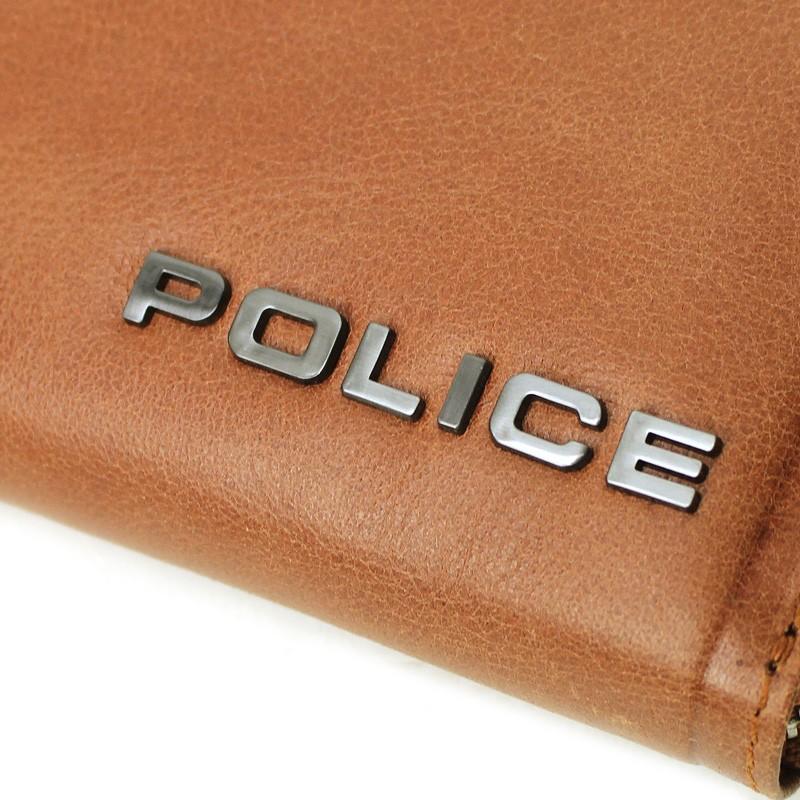 POLICE（ポリス） EDGE エッジ ラウンドファスナー長財布 小銭入れあり