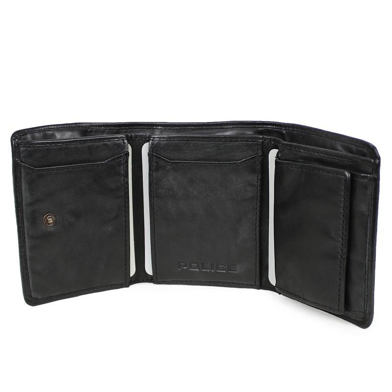 POLICE（ポリス） LAVARE ラヴァーレ 三つ折り財布 小銭入れあり 牛革