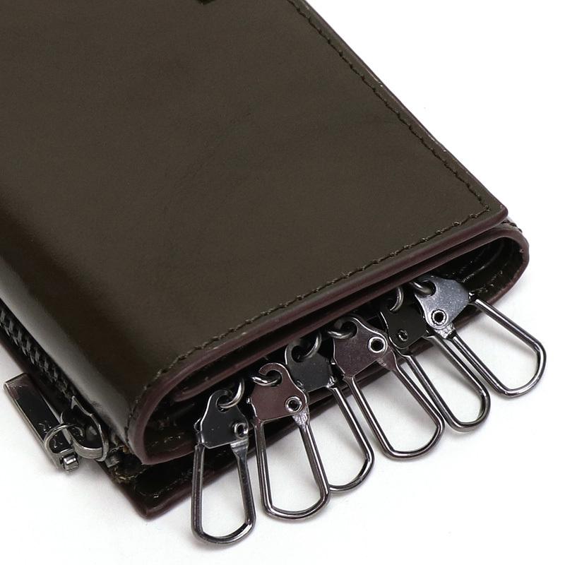 POLICE（ポリス） SPAZZOLA スパッツォラ キーケース 6連 小銭入れあり