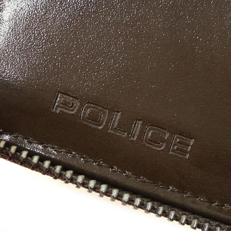 POLICE（ポリス） SPAZZOLA スパッツォラ ミドルウォレット セミ長財布