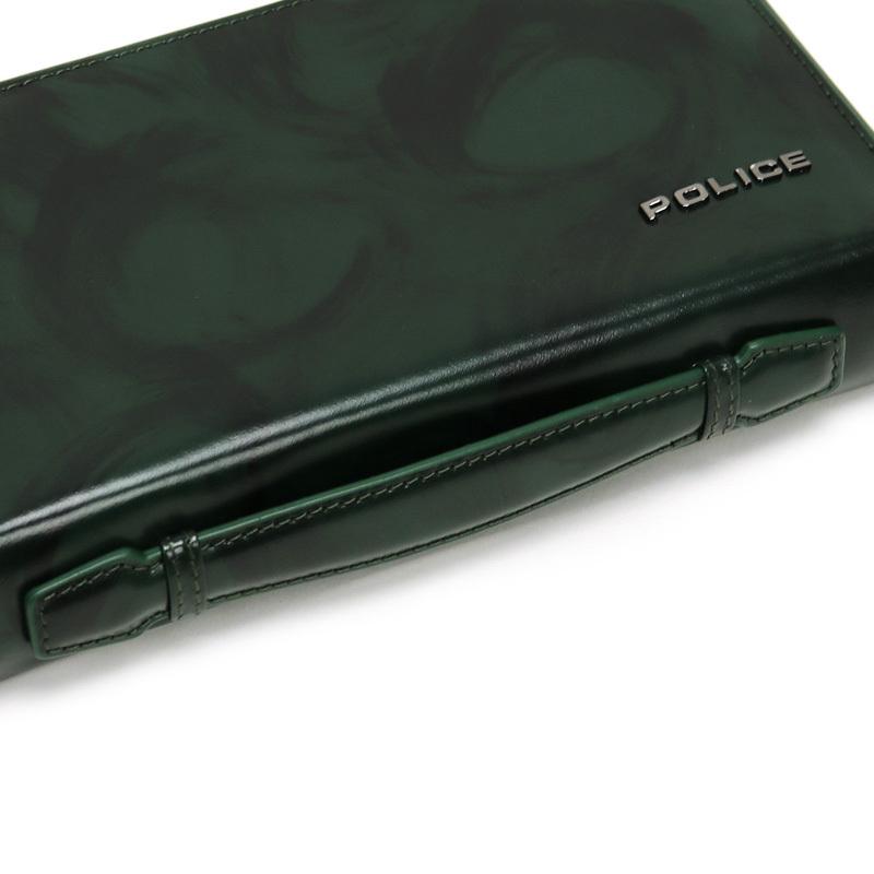 POLICE（ポリス） SPAZZOLA スパッツォラ ラウンドファスナー長財布
