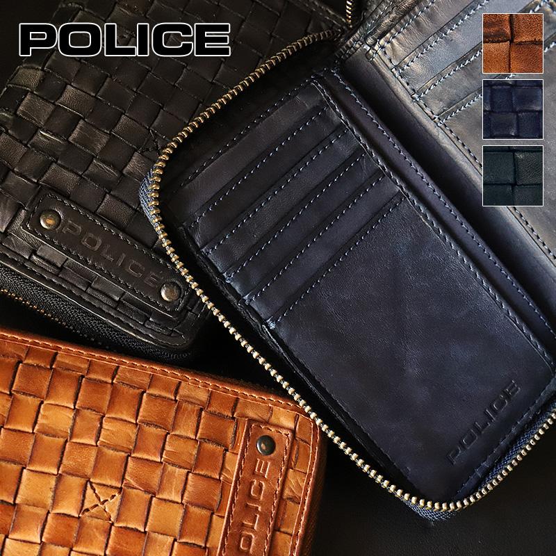 POLICE ポリス MESH2 メッシュ2 二つ折り財布 ラウンド POLICE ポリス MESH2 メッシュ2 二つ折り財布 ラウンド