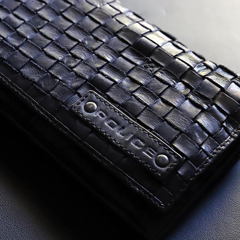 POLICE（ポリス） MESH2 メッシュ2 長財布 小銭入れあり 本革 牛革 革