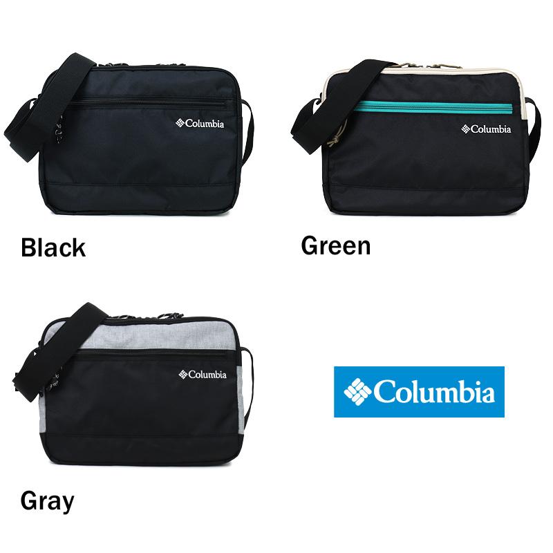 ブラックショルダーバッグ Columbia（コロンビア） ショルダーバッグ 斜め掛けバッグ ショルダー