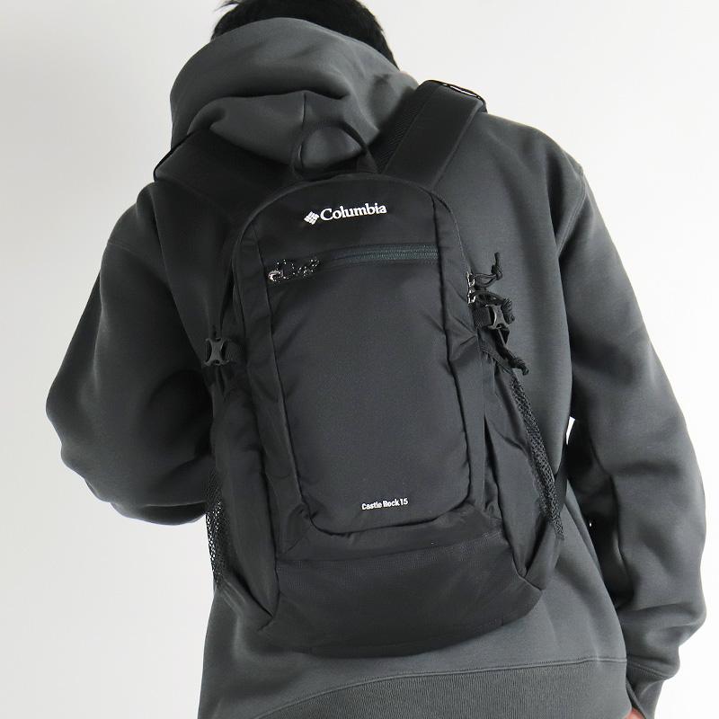 Columbia コロンビア キャッスルロック15Lバックパック リュック デイパック A4 レインカバー付 オムニシールド 撥水 軽量 PU8664 メンズ レディース｜watermode｜08