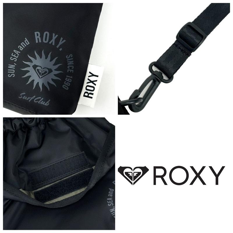 ROXY（ロキシー） ミニショルダーバッグ 2WAY ワンショルダーバッグ 巾着バッグ 斜め掛け ショルダーポーチ 撥水 軽量 小さめ ...