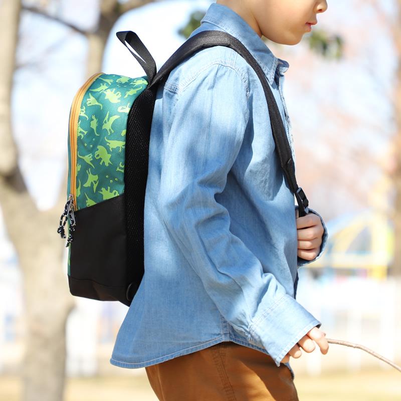 恐竜　ボディバッグ ボディバッグ 恐竜キーホルダー付き斜め掛けボディバッグ