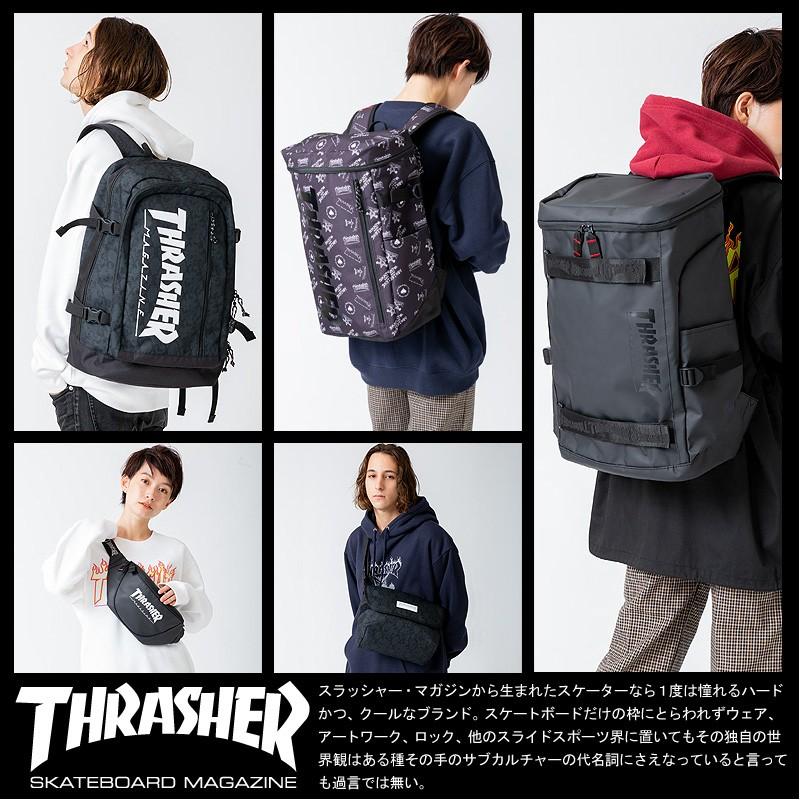 手数料安い Thrasher リュック スラッシャー バックパック スクエアリュック メンズ リュックサック スラッシャーマガジン バッグ レディース デイパック カバン Thrasher Magazine 鞄 Thrasher Thrtp504 超歓迎 Agribiz Kenyacic Org