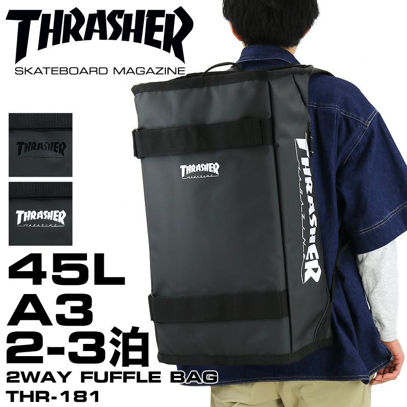 Thrasher 撥水 スラッシャー Knee Slide Slide 2wayダッフルバッグ ボストンリュック バックパック A3 45l
