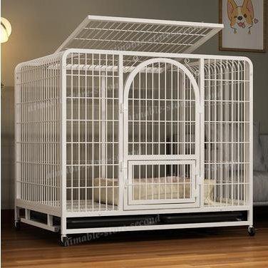 【日本未発売】 ペットケージ 犬檻 犬小屋 ケージ ペットサークル ドッグケージ ペットフェンス 小型 大型 中型犬用 ペット用品 キャスター付き 【Z1765046704】(11202円)