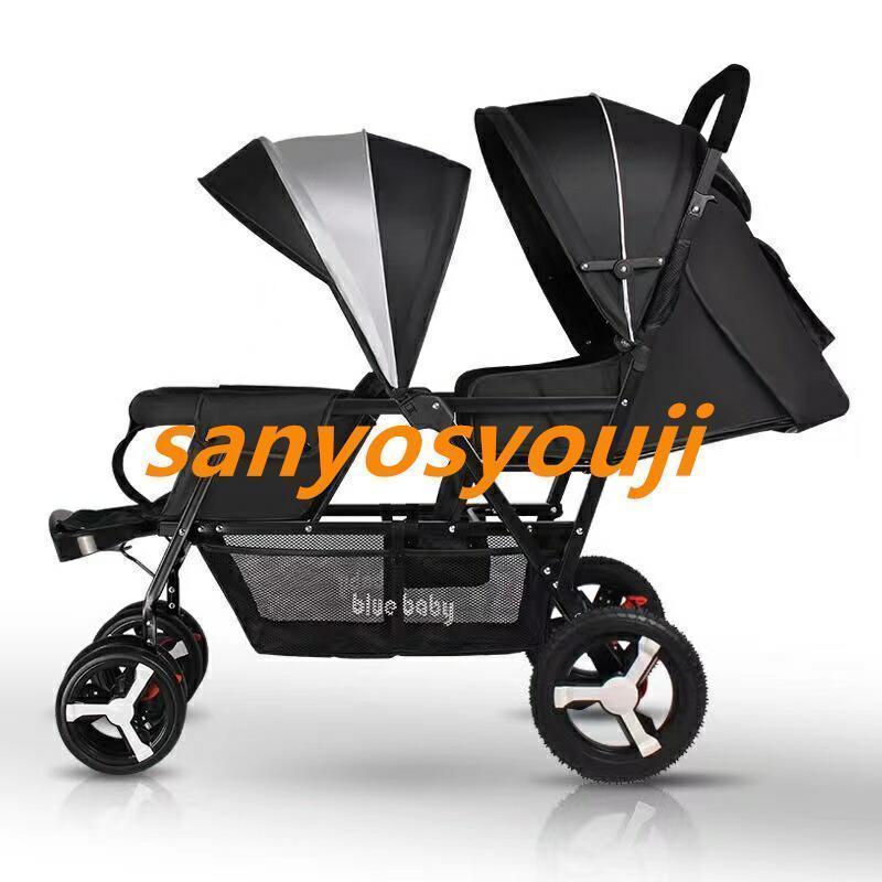 2人乗り 年子 双子 兄弟 ベビーカー 2人乗りベビーカー スマートライド 二人乗り バギー ベビーカー