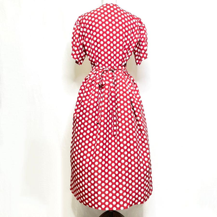 ピンクハウス ワンピース 水玉 ドット 赤 レッド 1990年 ロングワンピース ヴィンテージ 古着 01 8 Wattkey 通販 Yahoo ショッピング