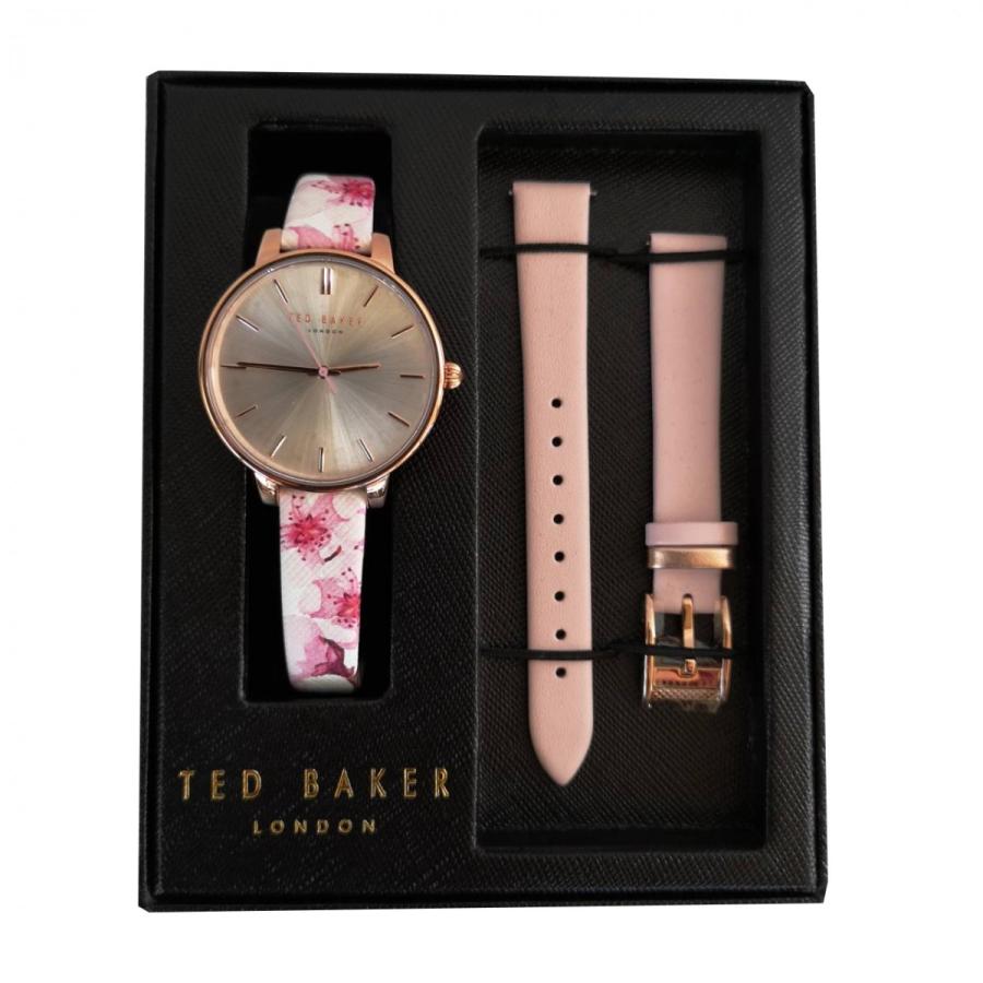 TED BAKER テッドベイカー 腕時計 リストウォッチ レディース 女性用 ピンク　転写　花柄　桜