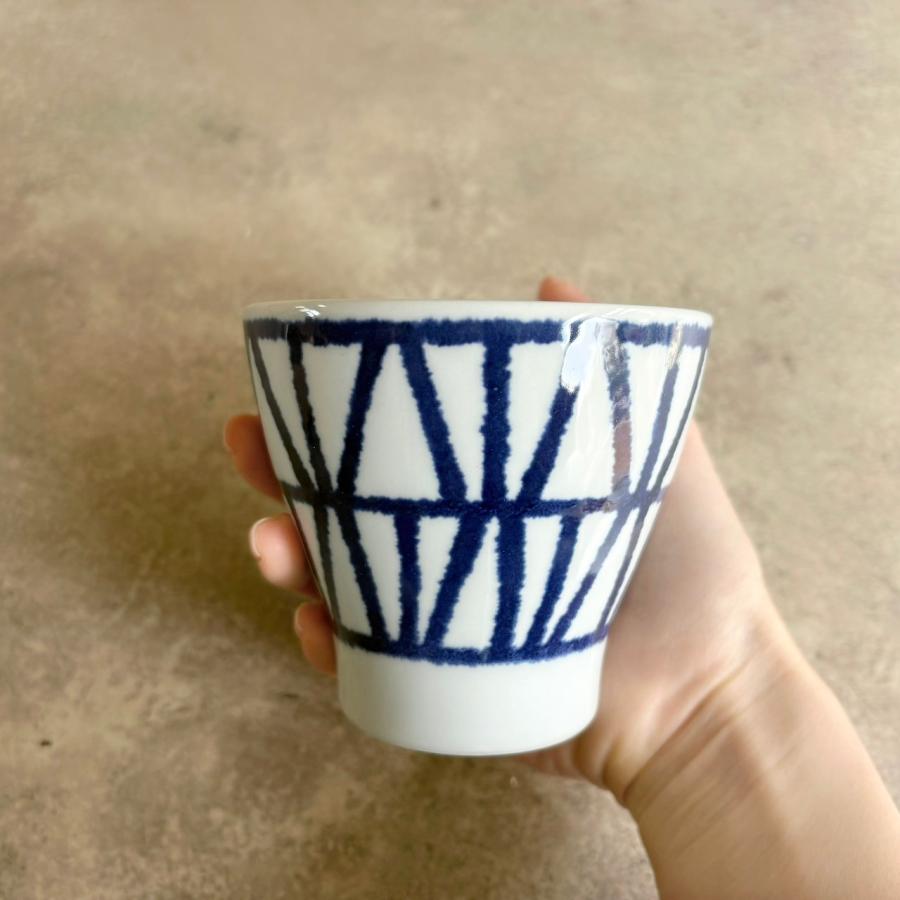 HASAMI（ハサミ） indigo aidama マルチカップ 変形小皿 8点セット