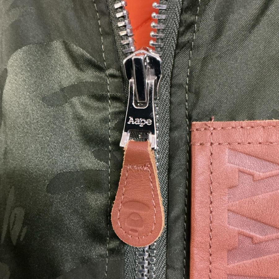 中古品　Aape XL MA-1 Aape A Bathing Ape MA-1 ミリタリージャケット フライトジャケット