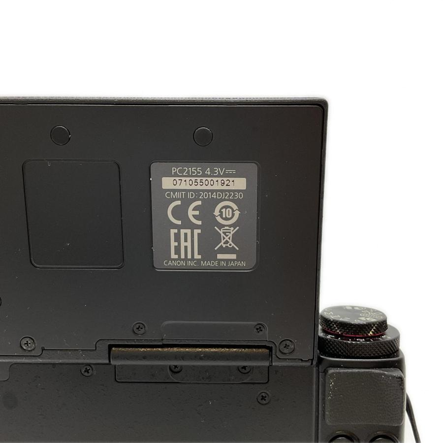Canon デジタルカメラ PowerShot G7 X ブラック【中古】 : ワットマン