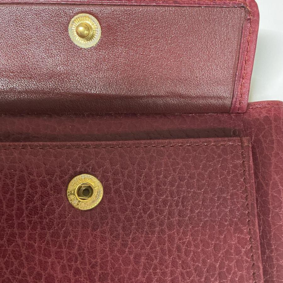 Cartier（カルティエ） マネークリップ式二つ折り財布 小銭入れ付き