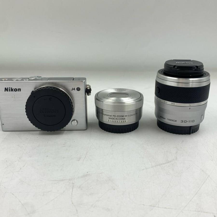 Nikon ニコン J4 ダブルレンズ デジタル ミラーレス ニコン（Nikon） ミラーレスカメラ Nikon 1 J4 ダブルズームキット