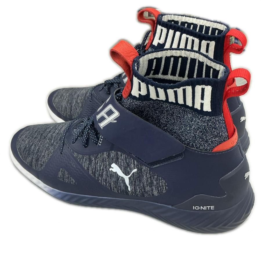 プーマ PUMA メンズ ゴルフ用品 92008 ネイビー IGNITE イグナイト パワーアダプト ハイトップ チームUSA ゴルフシューズ メンズ 30cm【中古】_2