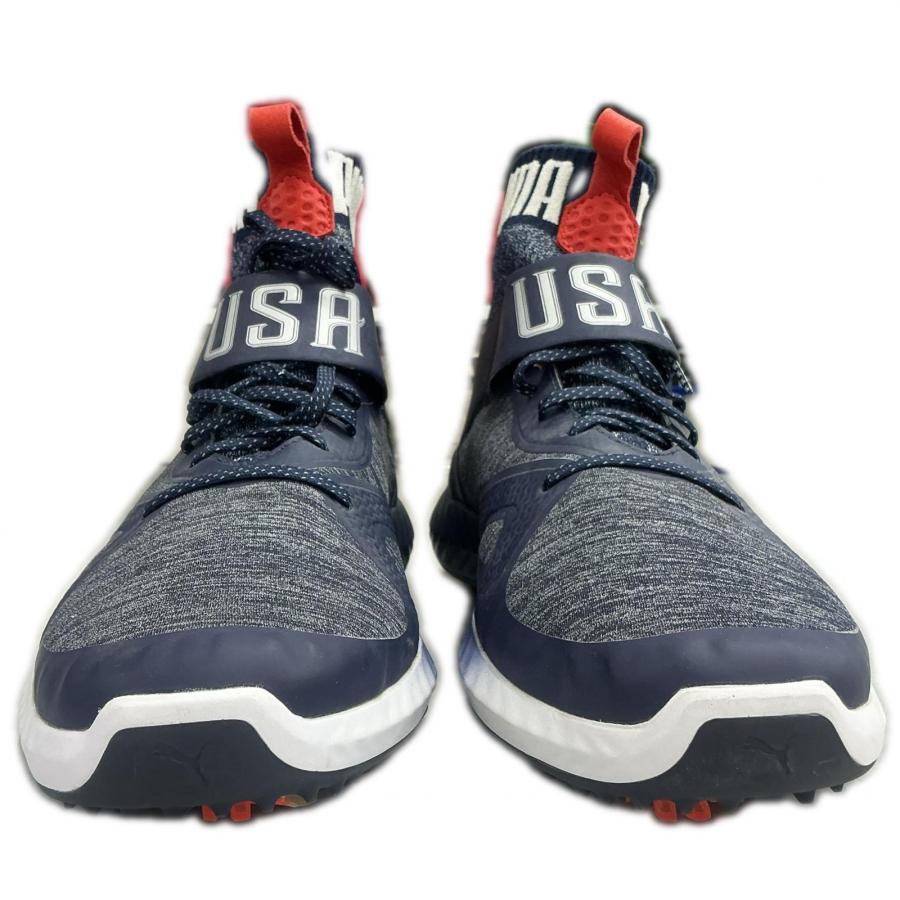 プーマ PUMA メンズ ゴルフ用品 92008 ネイビー IGNITE イグナイト パワーアダプト ハイトップ チームUSA ゴルフシューズ メンズ 30cm【中古】_5