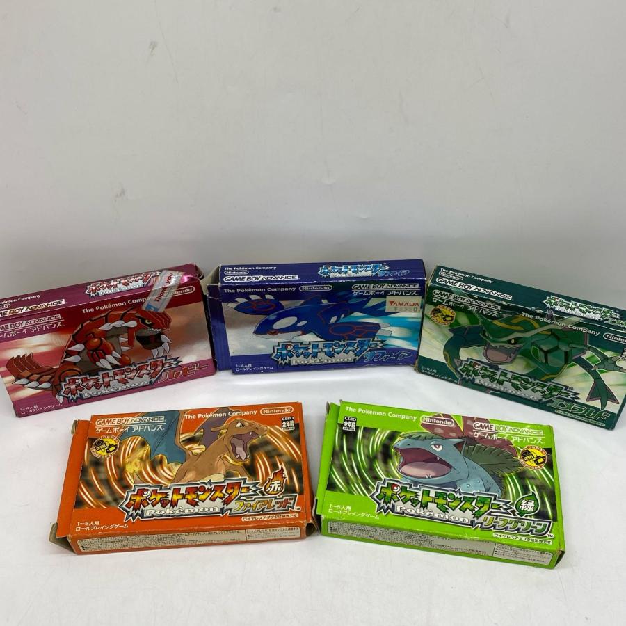 Nintendo GBAソフトセット ポケットモンスター ルビー/サファイア