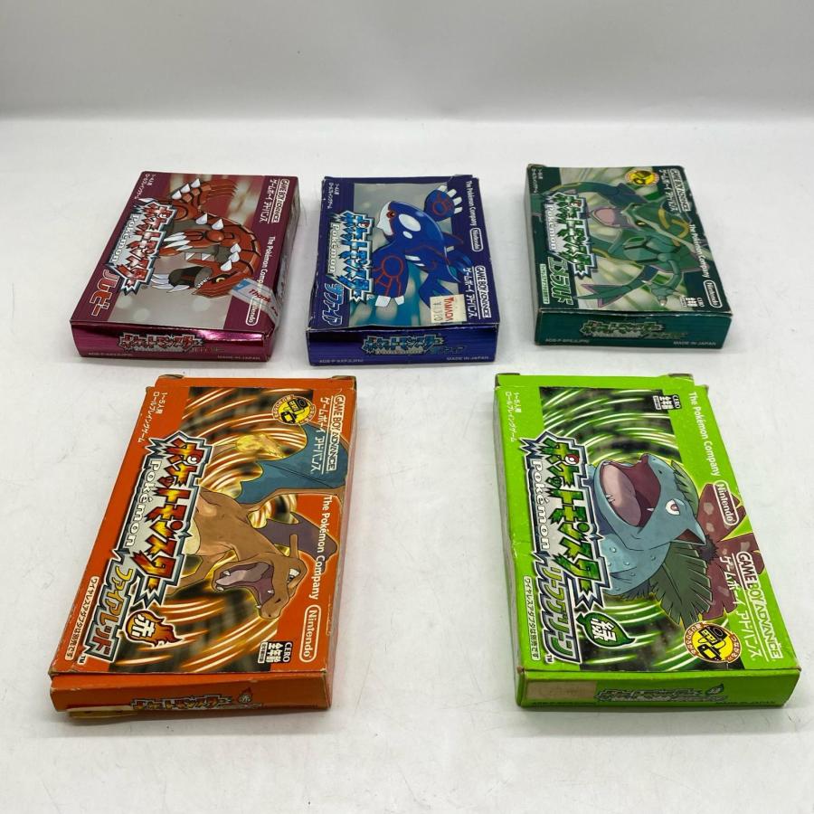 Nintendo GBAソフトセット ポケットモンスター ルビー/サファイア