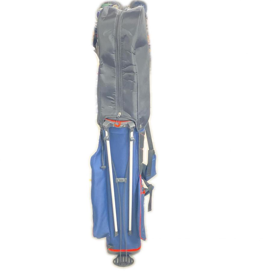 テーラーメイド TaylorMade キャディバッグ 4分割 ネイビー【中古