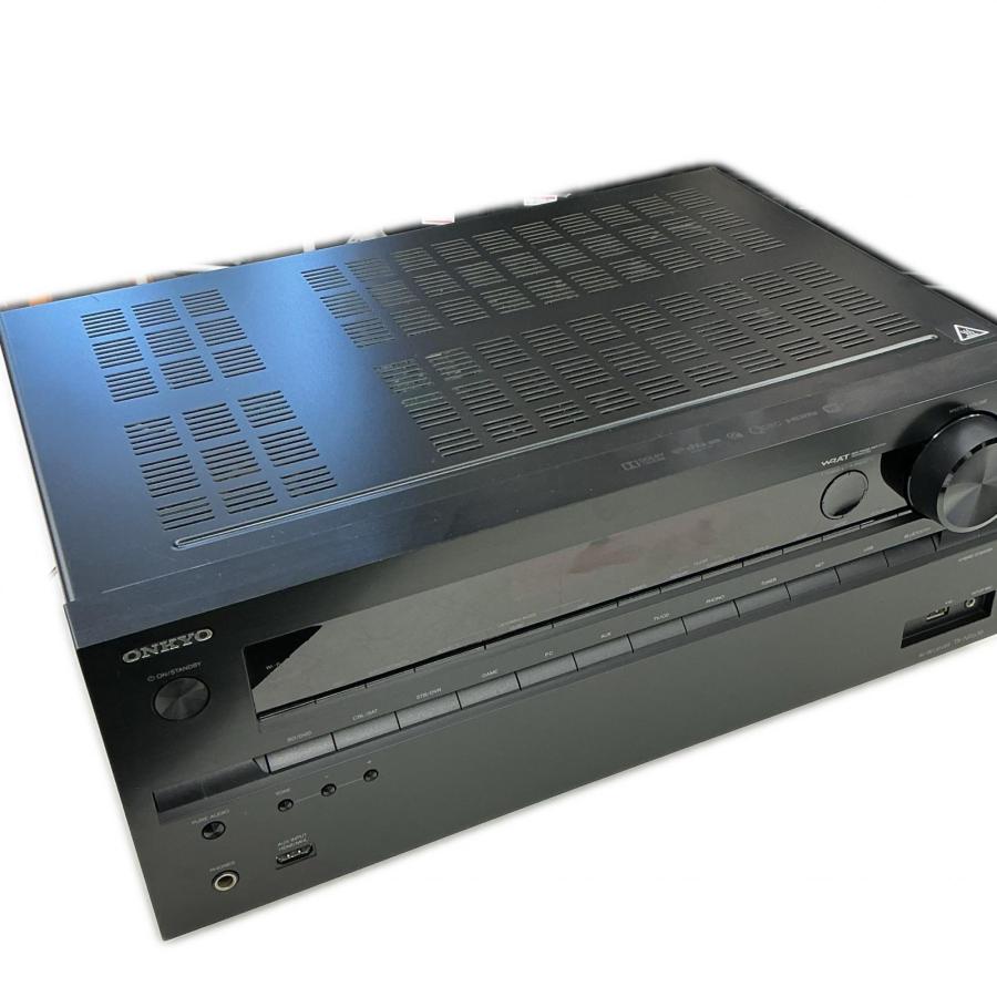 オーディオ機器 美品♢ONKYO TX-NR636 AVアンプ♢純正リモコン、操作