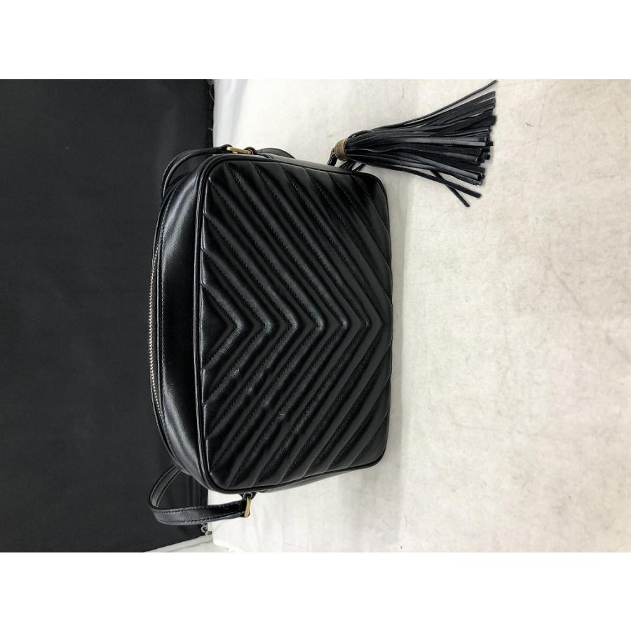 サンローラン SAINT LAURENT ルーチェーン カメラバッグ ブラック 