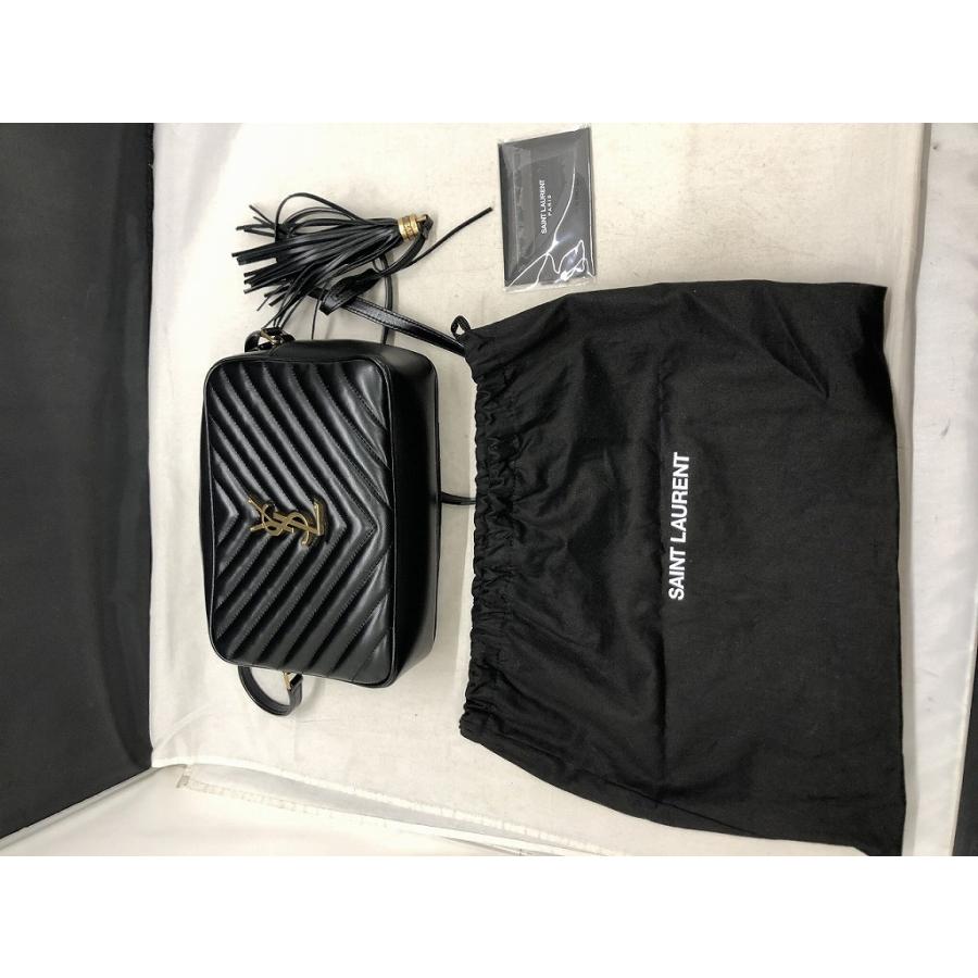 サンローラン SAINT LAURENT ルーチェーン カメラバッグ ブラック 