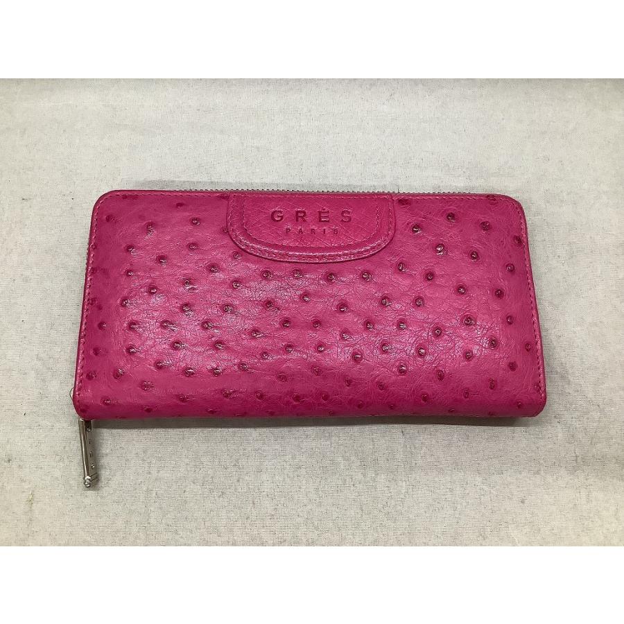 【未使用】 GRES グレ 牛革 ラウンドファスナー 長財布 グレ GRES ラウンドファスナー長財布 : ワットマン Yahoo!ショッピング