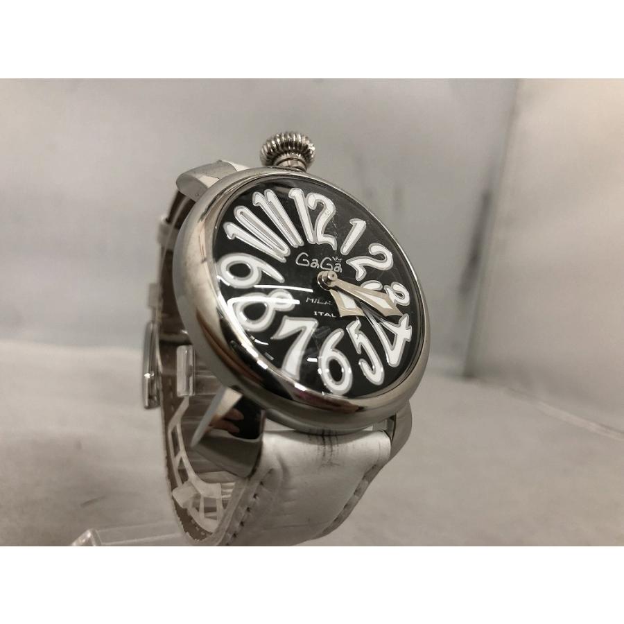 ガガミラノ GaGa MILANO マヌアーレ 40mm ブラック×ホワイト 5020 