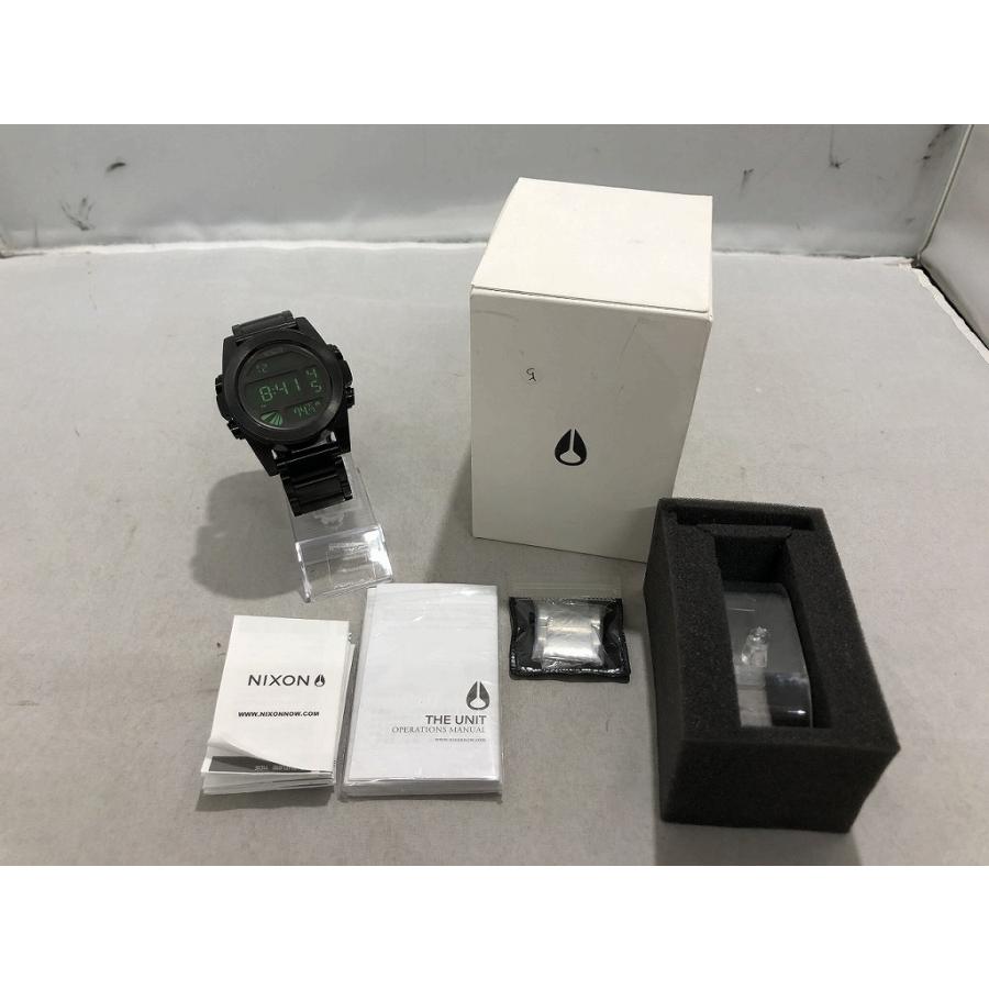 NIXON ニクソン ユニットSS THE UNIT SS ブラック ニクソン NIXON クオーツ時計 UNIT SS ブラック : ワットマン