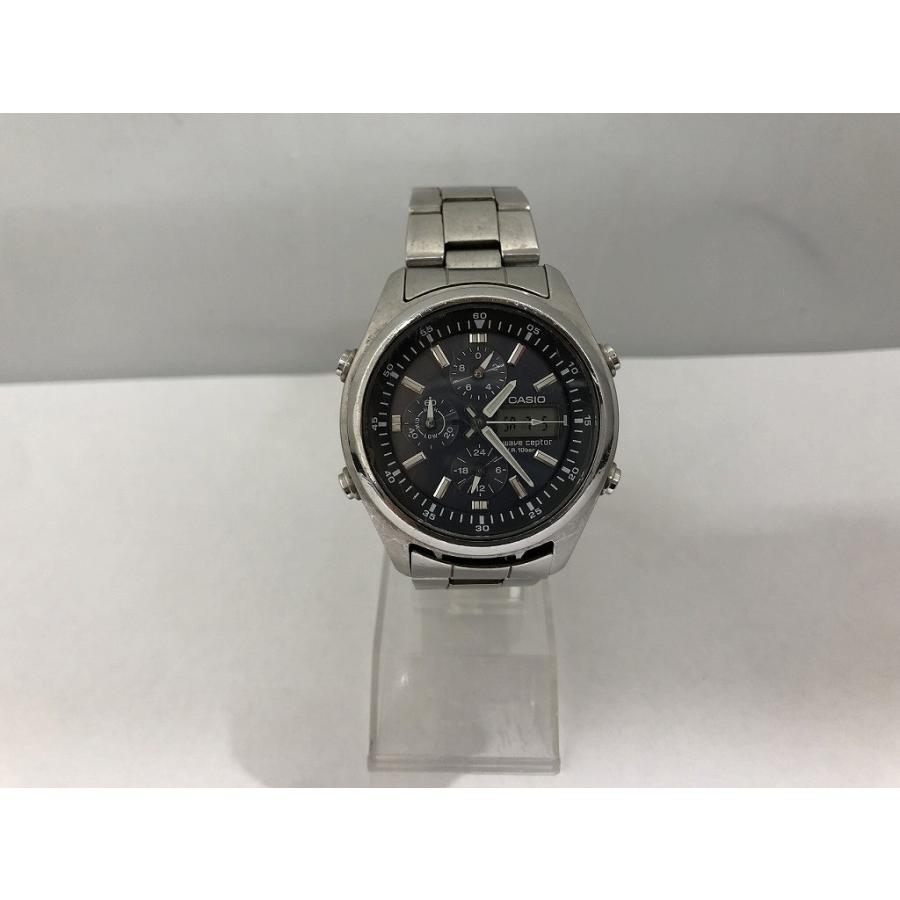 カシオ CASIO WAVE CEPTOR クォーツ シルバー wvq-5000j : ワットマン