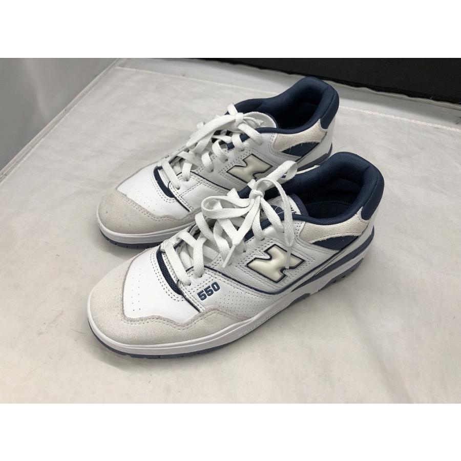 ニューバランス new balance スニーカー ホワイト ブルー BB550STG 