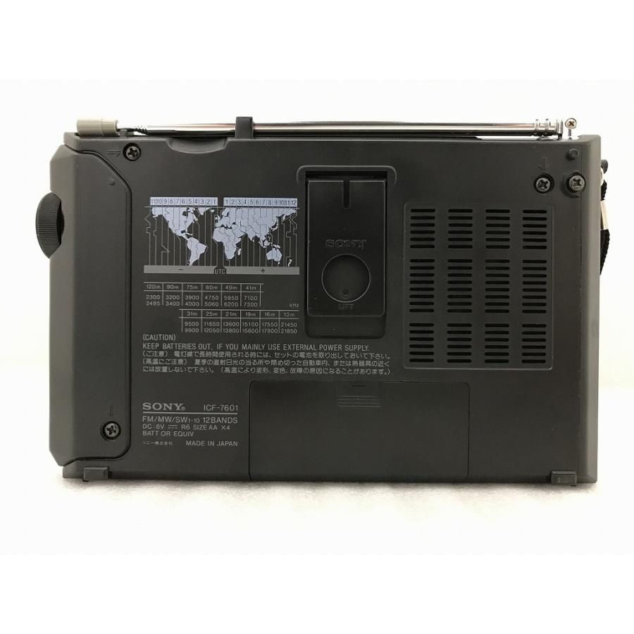 SONY高性能ポータブルラジオ（MW・FM・SW10バンド）ICF-7601