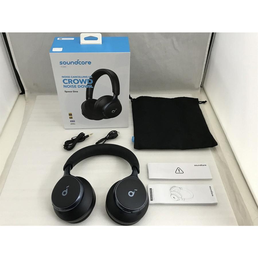 アンカー Soundcore Space One A3035011 ブラック Soundcore Space One Over-Ear Headphones with ANC | Abt