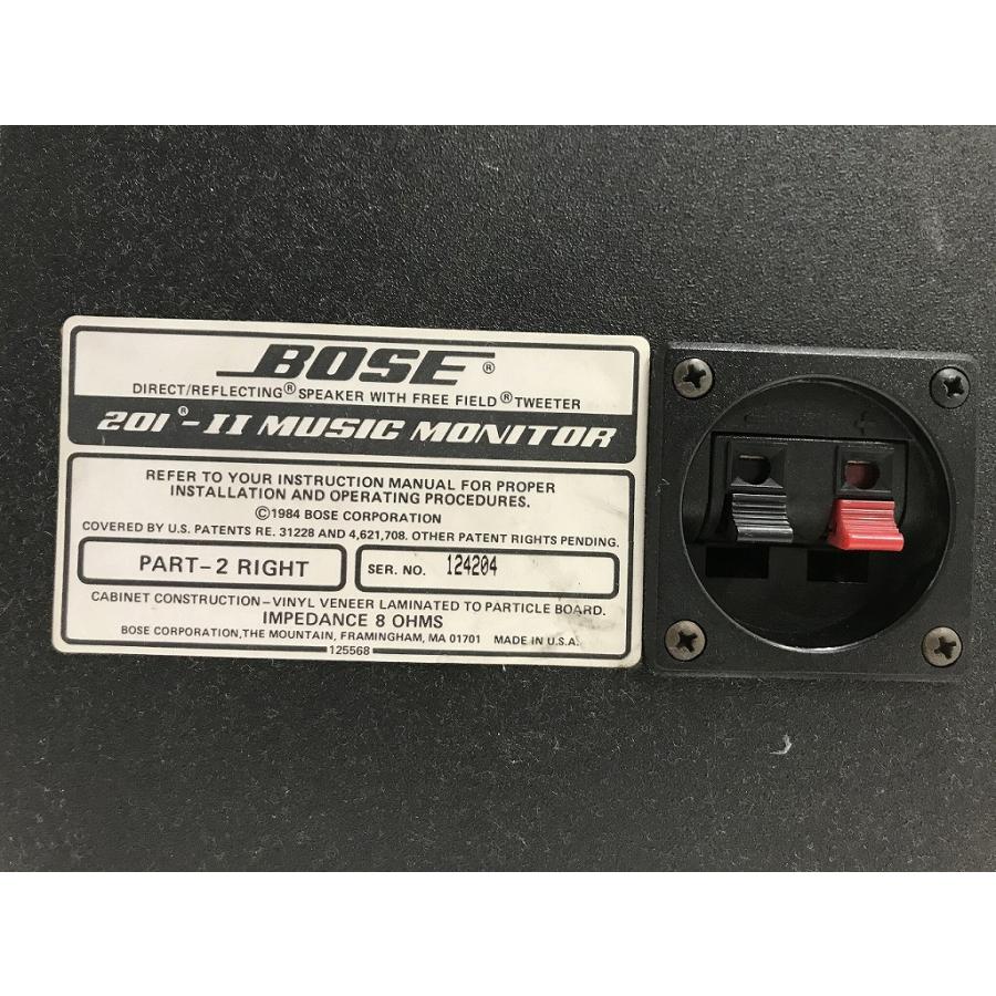 ボーズ BOSE スピーカー （ペア) 201-II MUSIC MONITOR : ワットマン