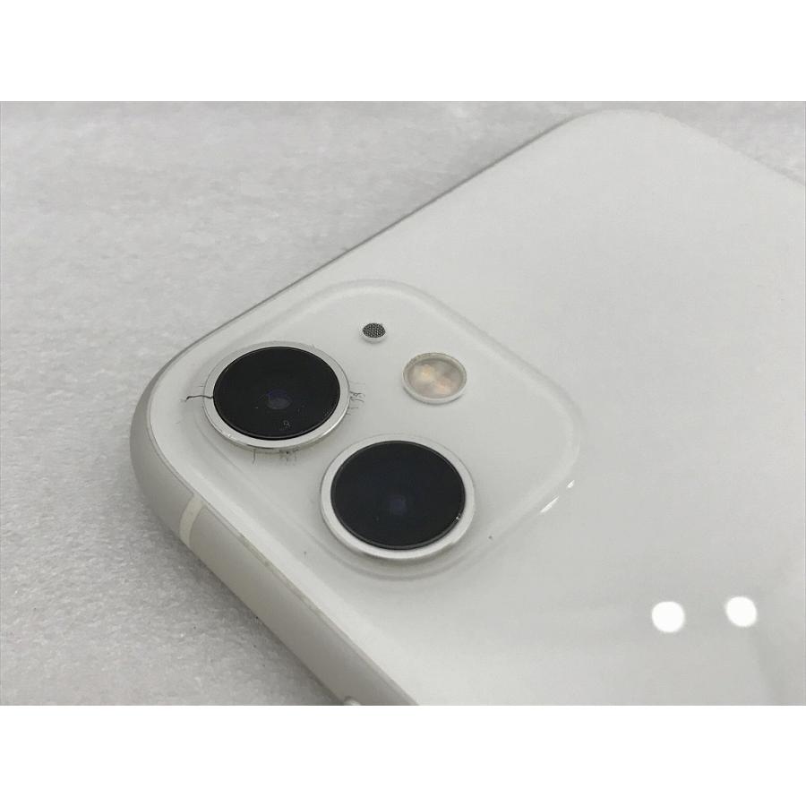 アップル Apple iPhone11 128GB auシムロックあり ホワイト MWM22J／A