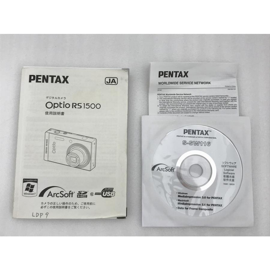 ペンタックス PENTAX コンパクトデジタルカメラ ホワイト Optio RS1500