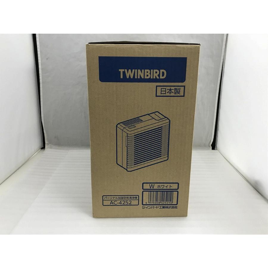 未使用】 ツインバード TWINBIRD 加湿空気清浄機 ホワイト AC-4252 