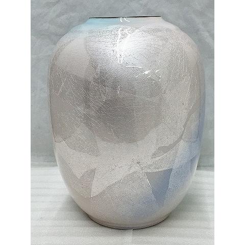 丸谷焼 金山水　8号花瓶 丸谷焼 宗秀作 金銀彩 8号 花瓶 : ワットマン Yahoo!ショッピング店