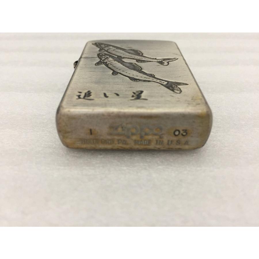 ジッポー ZIPPO 【ジャンク品】ジッポーライター 追い星 鮎