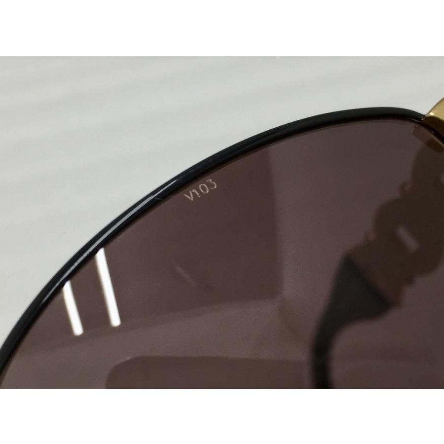 フェンディ FENDI オーバル レディース サングラス ゴールド/ブラック