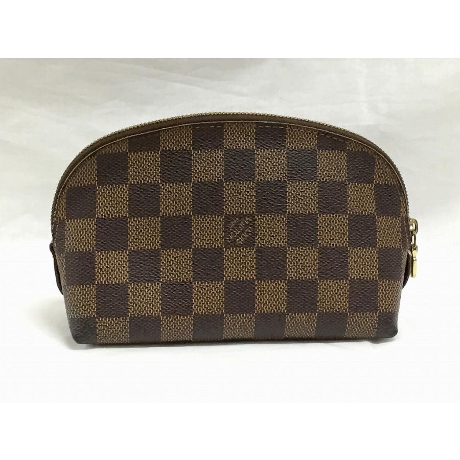 ルイヴィトン ポシェット コスメティック ポーチ ダミエエベヌ ルイヴィトン LOUIS VUITTON ダミエ ポシェット・コスメティック
