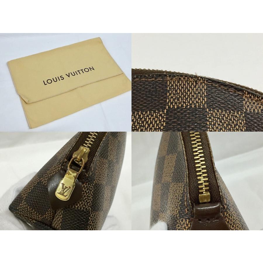 ルイヴィトン ポシェット コスメティック ポーチ ダミエエベヌ ルイヴィトン LOUIS VUITTON ダミエ ポシェット・コスメティック