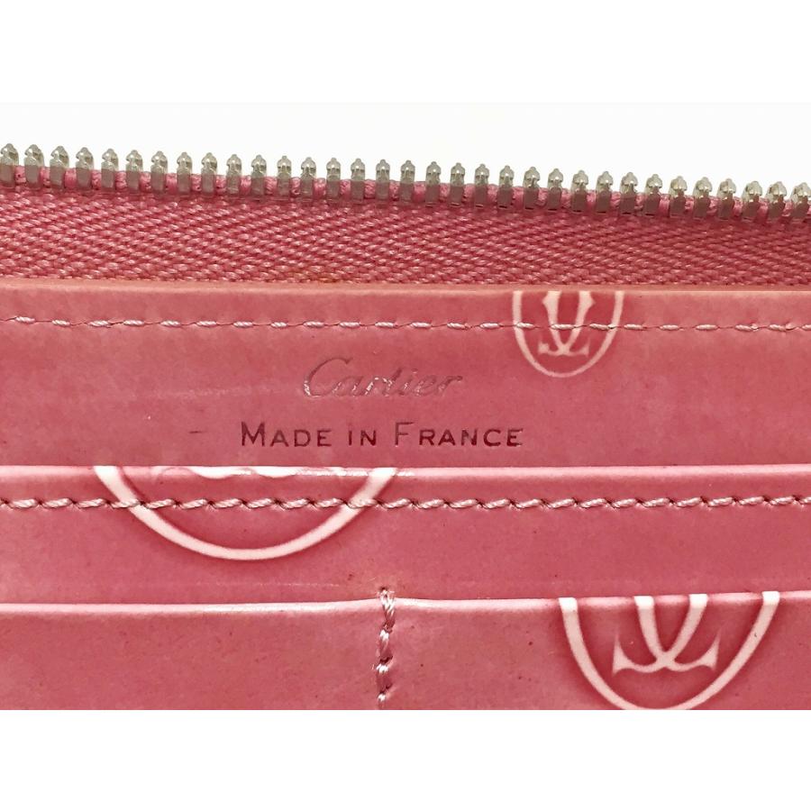 カルティエ Cartier ハッピーバースデー ラウンドファスナー 長財布