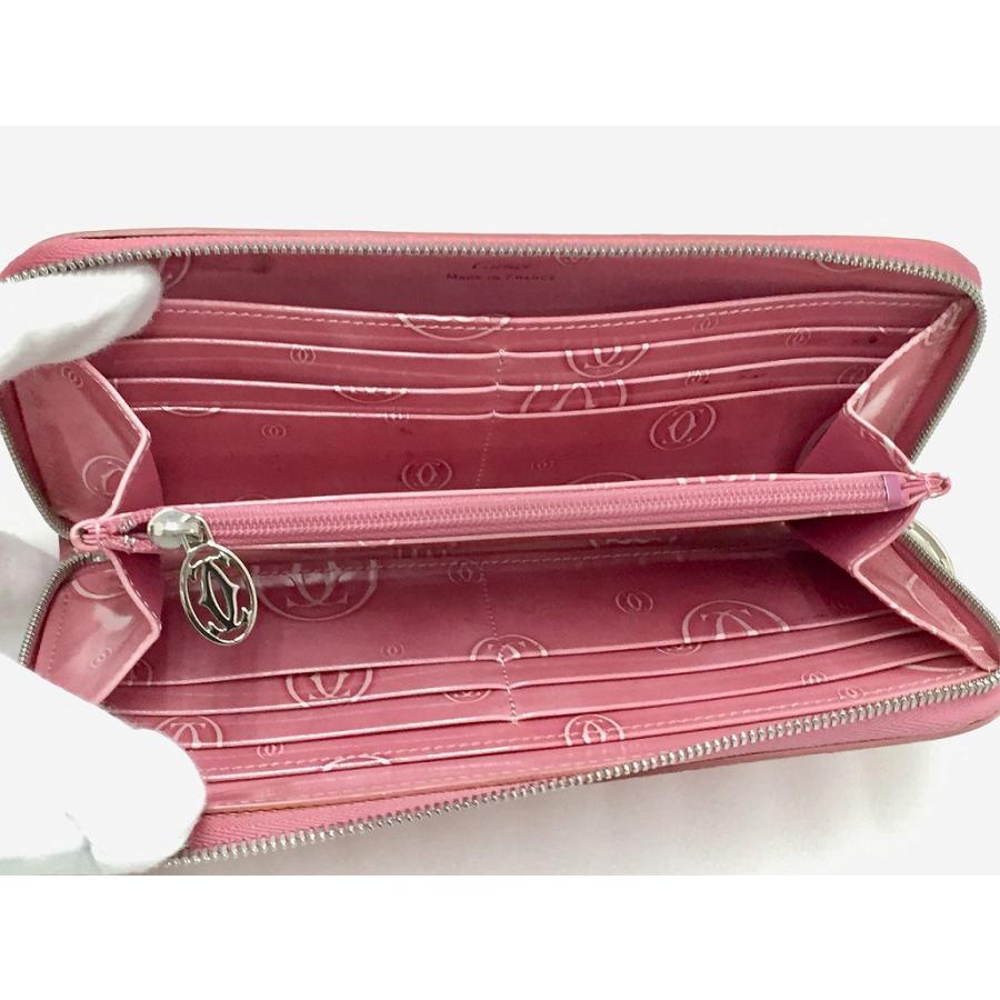カルティエ Cartier ハッピーバースデー ラウンドファスナー 長財布